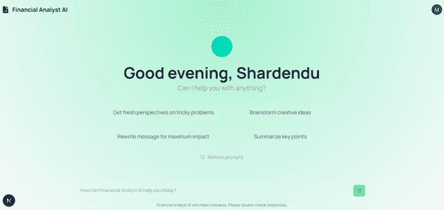 Financial Analyst AI